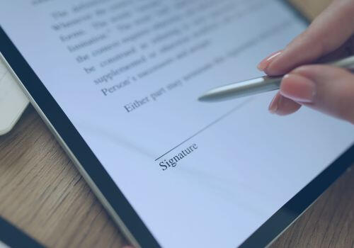 DocuSign electronic signature on mobile DocuSign electronic signature on mobile